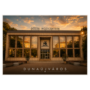 Dunaújvárosi Dózsa Mozi képeslap