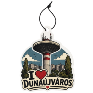 I ❤  Dunaújváros  - víztorony autóillatosító