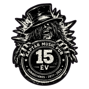 Kaptár Music Pub - 15 év - zombis matrica