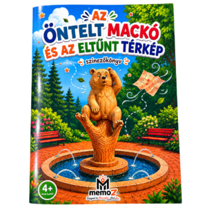 Öntelt Mackó színezőkönyv